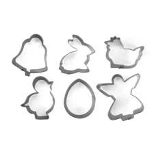 Guardini Cepumu un piparkūku formiņu komplekts 6 gab. Lieldienas 5-6x2cm