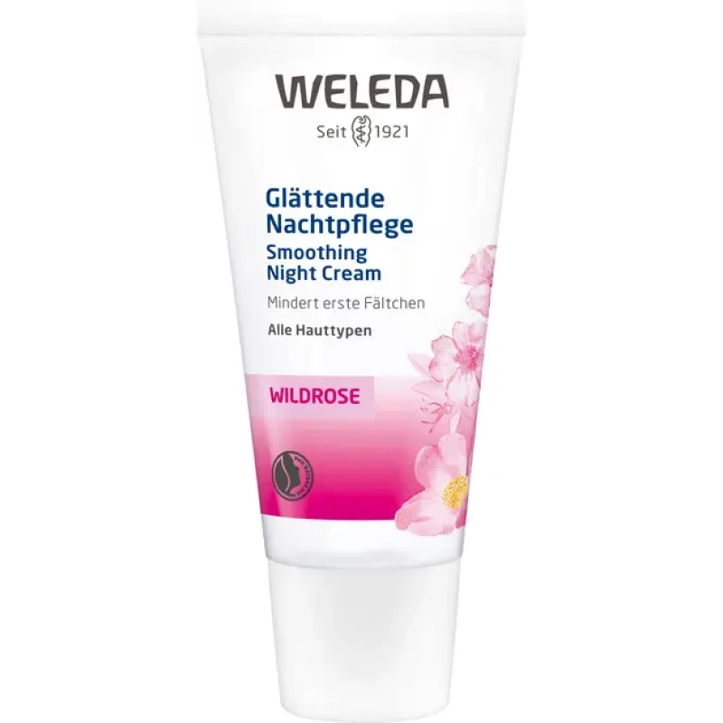 Weleda Glättende Nachtcreme mit Wildrose, 30 ml