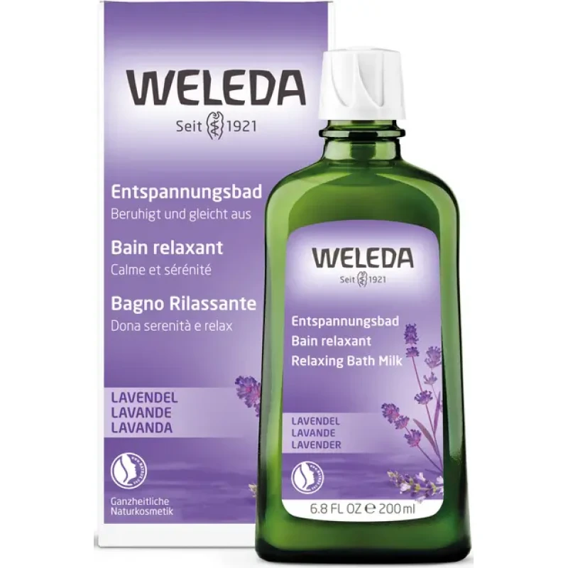 Weleda Bade-Milch, Lavendel, 200 ml